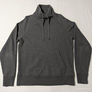 Banana Republic Funnel Neck Grey Sweatshirt (Medium) Mens